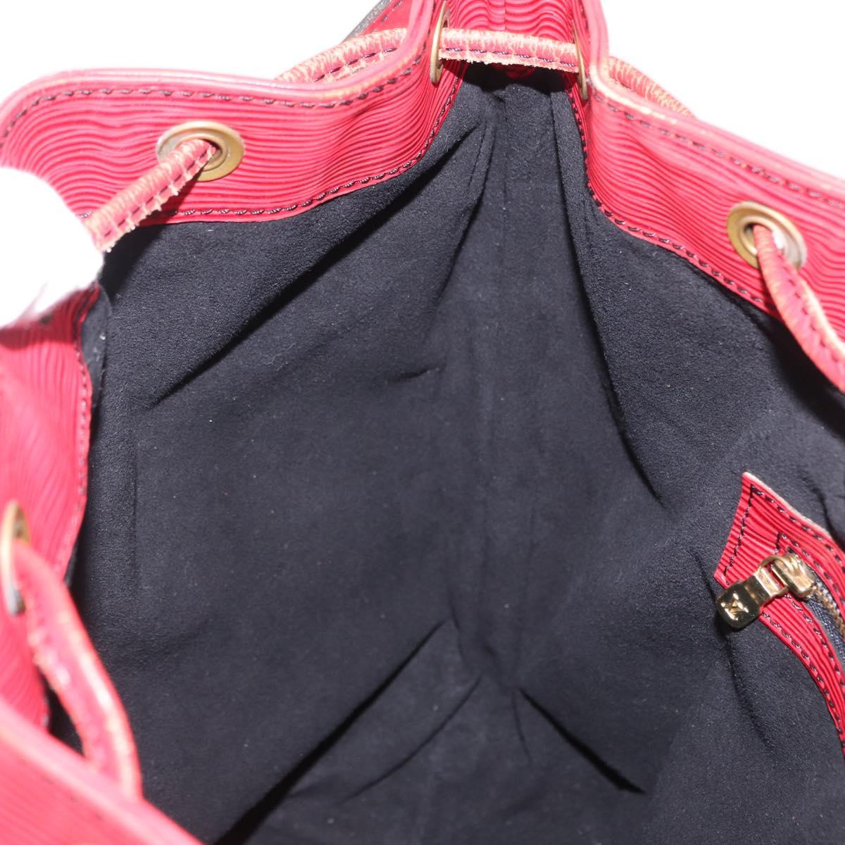 LOUIS VUITTON Epi Noe Shoulder Bag Red M44007 LV Auth 167998