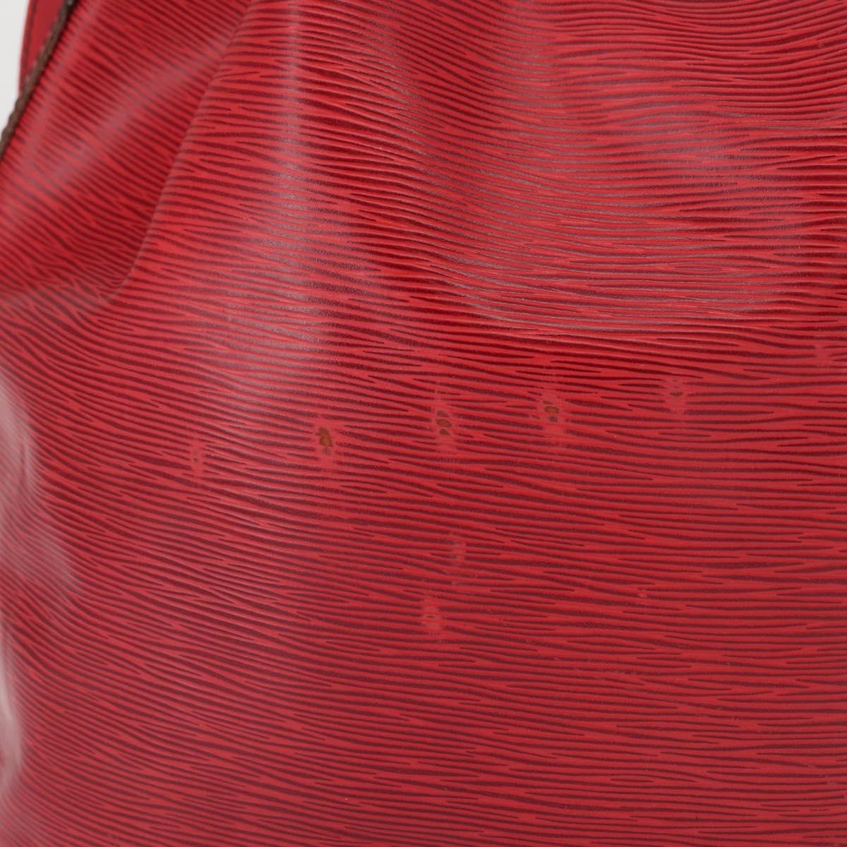 LOUIS VUITTON Epi Noe Shoulder Bag Red M44007 LV Auth 167998