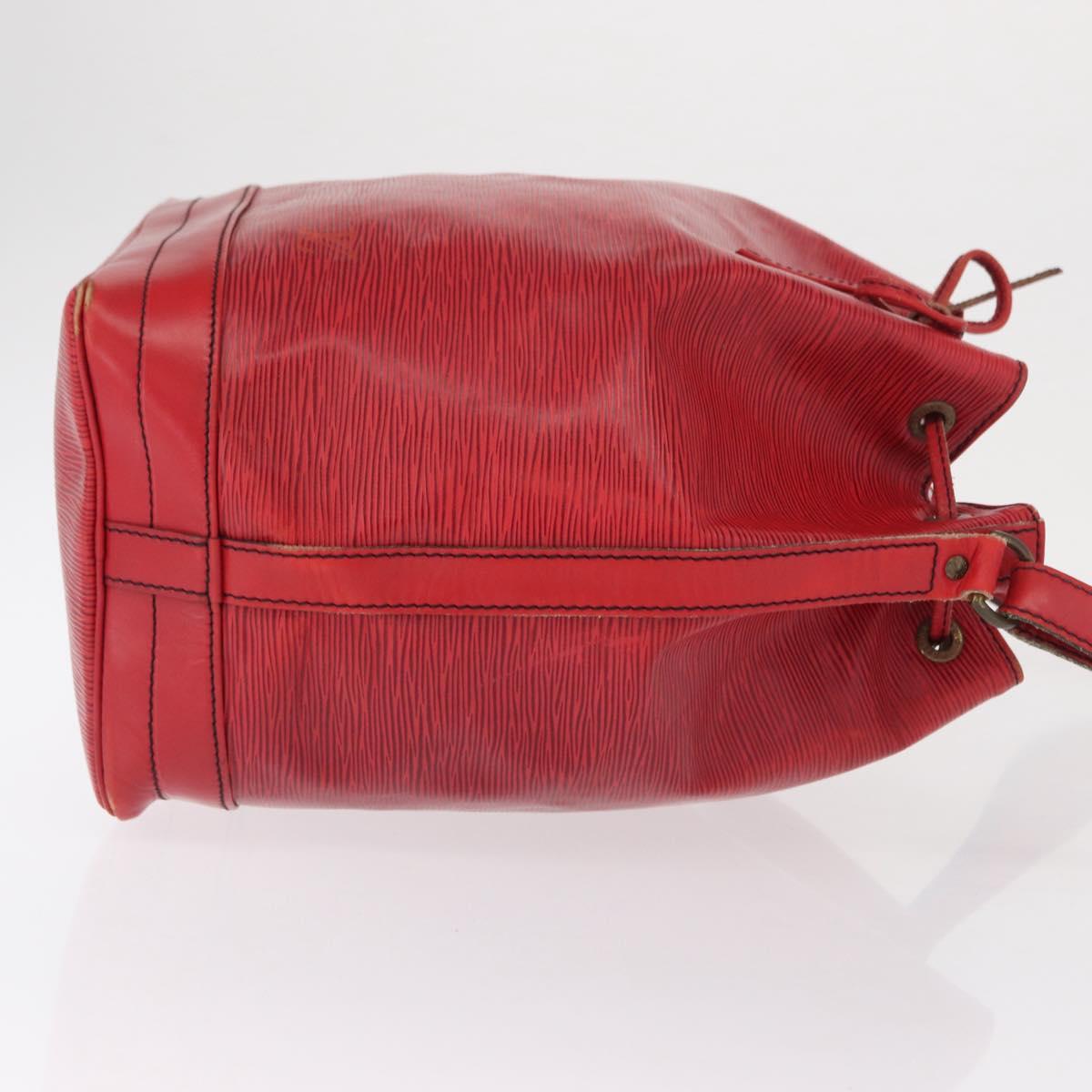 LOUIS VUITTON Epi Noe Shoulder Bag Red M44007 LV Auth 167998