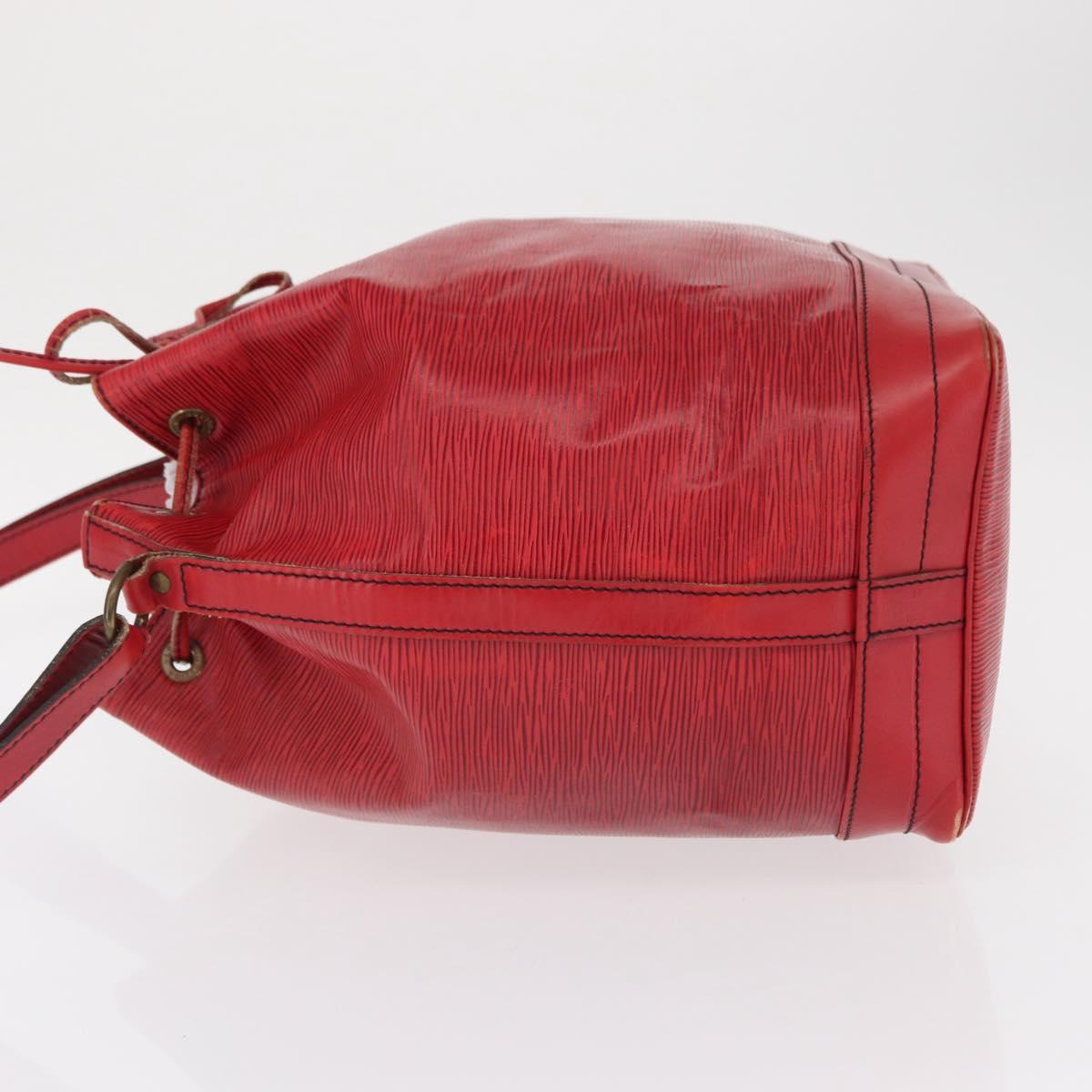 LOUIS VUITTON Epi Noe Shoulder Bag Red M44007 LV Auth 167998