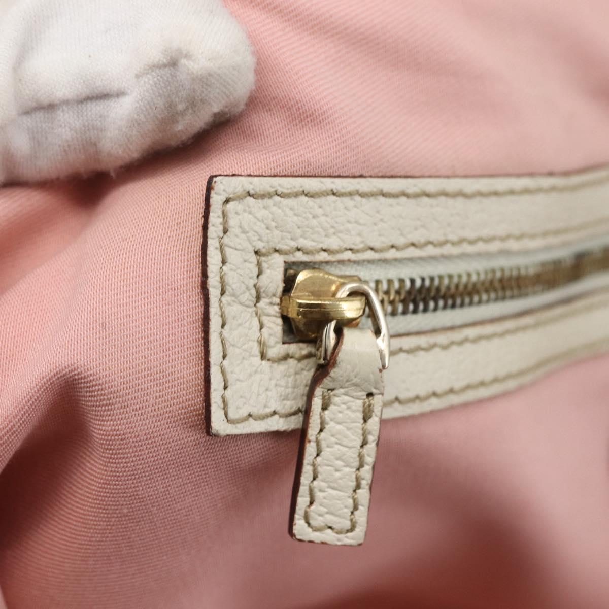 GUCCI GG Canvas Sherry Line Tote Bag Pink Gold khaki 139260 Auth 168002