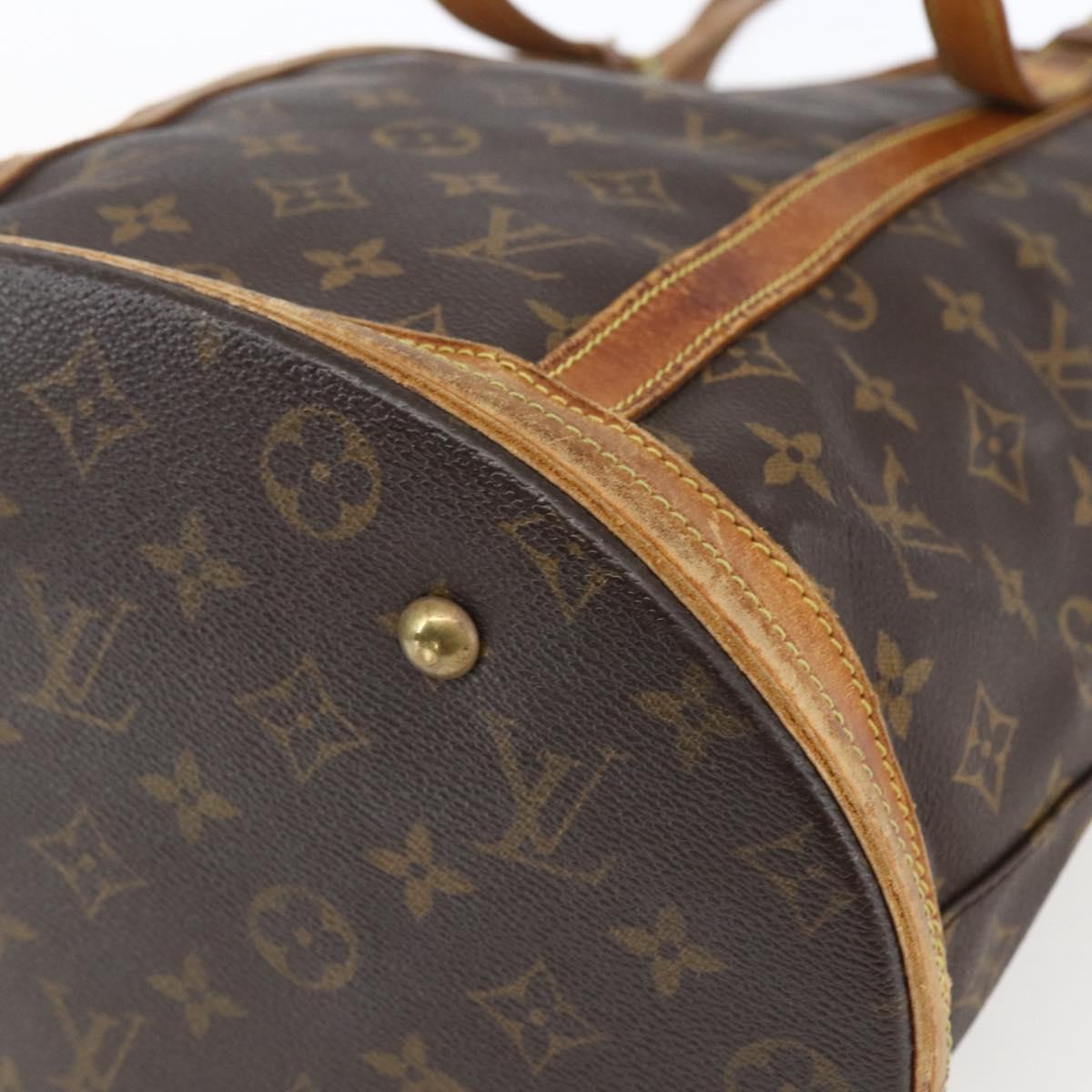 LOUIS VUITTON Monogram Bucket GM Shoulder Bag M42236 LV Auth 168011
