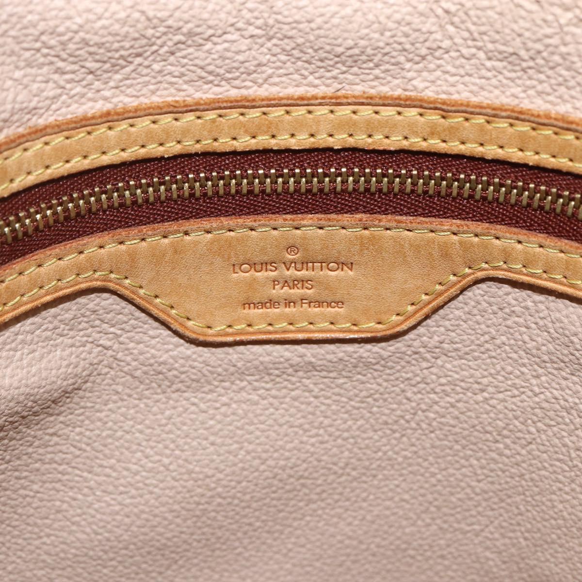 LOUIS VUITTON Monogram Bucket GM Shoulder Bag M42236 LV Auth 168011