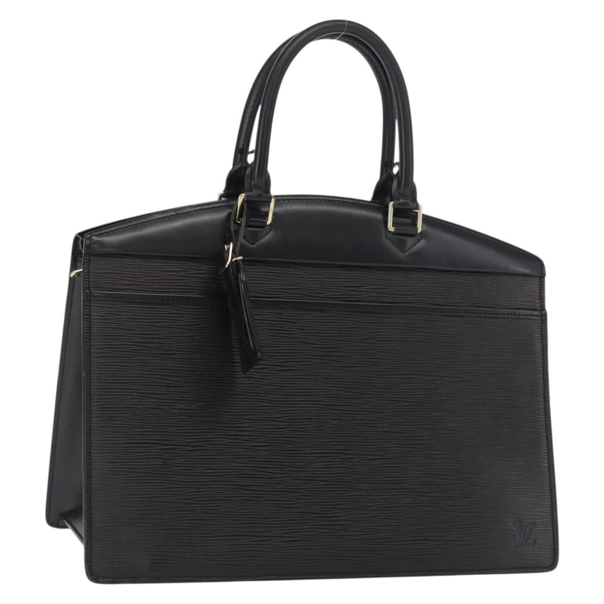 LOUIS VUITTON Epi Riviera Hand Bag Noir Black M48182 LV Auth 168035