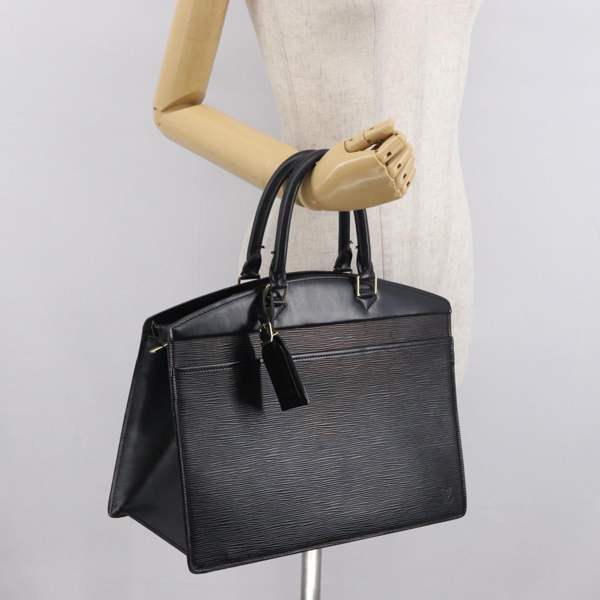 LOUIS VUITTON Epi Riviera Hand Bag Noir Black M48182 LV Auth 168035