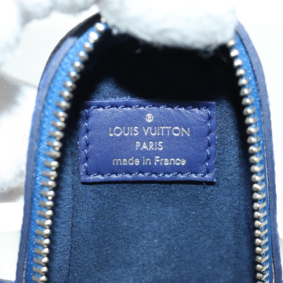 LOUIS VUITTON Bandana Golf Andrews Golf Ball Case Blue GI0768 LV Auth 168047SAM
