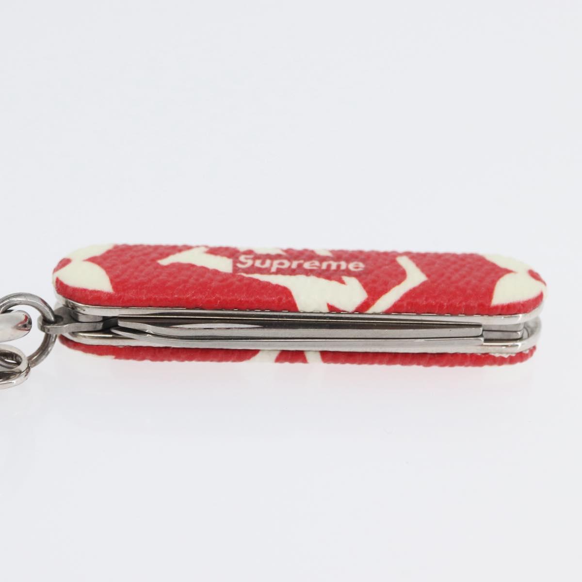 LOUIS VUITTON Monogram LV x Supreme Pocket Knife Key Chain MP2070 Auth 168051SM