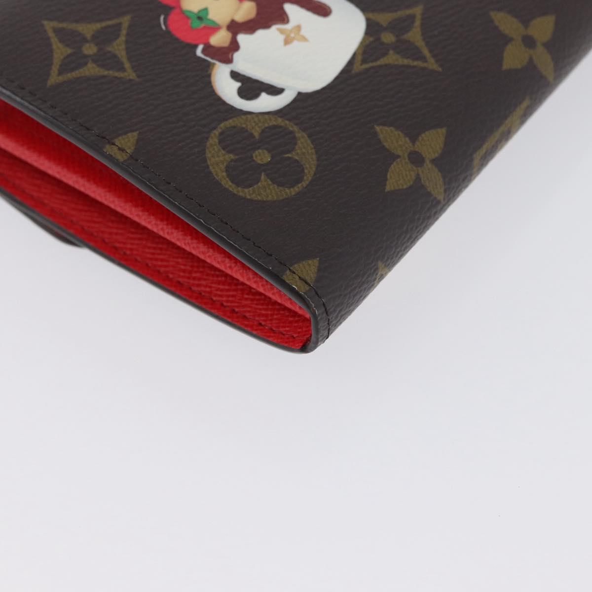 LOUIS VUITTON Monogram Vivienne Portefeuille Sarah Wallet M12207 Auth 168055SM