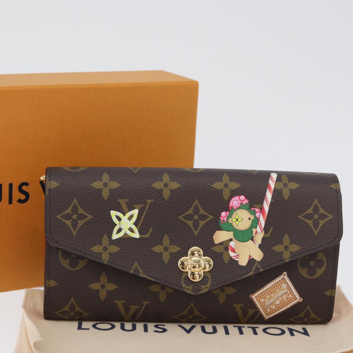 LOUIS VUITTON Monogram Vivienne Portefeuille Sarah Wallet M12207 Auth 168055SM