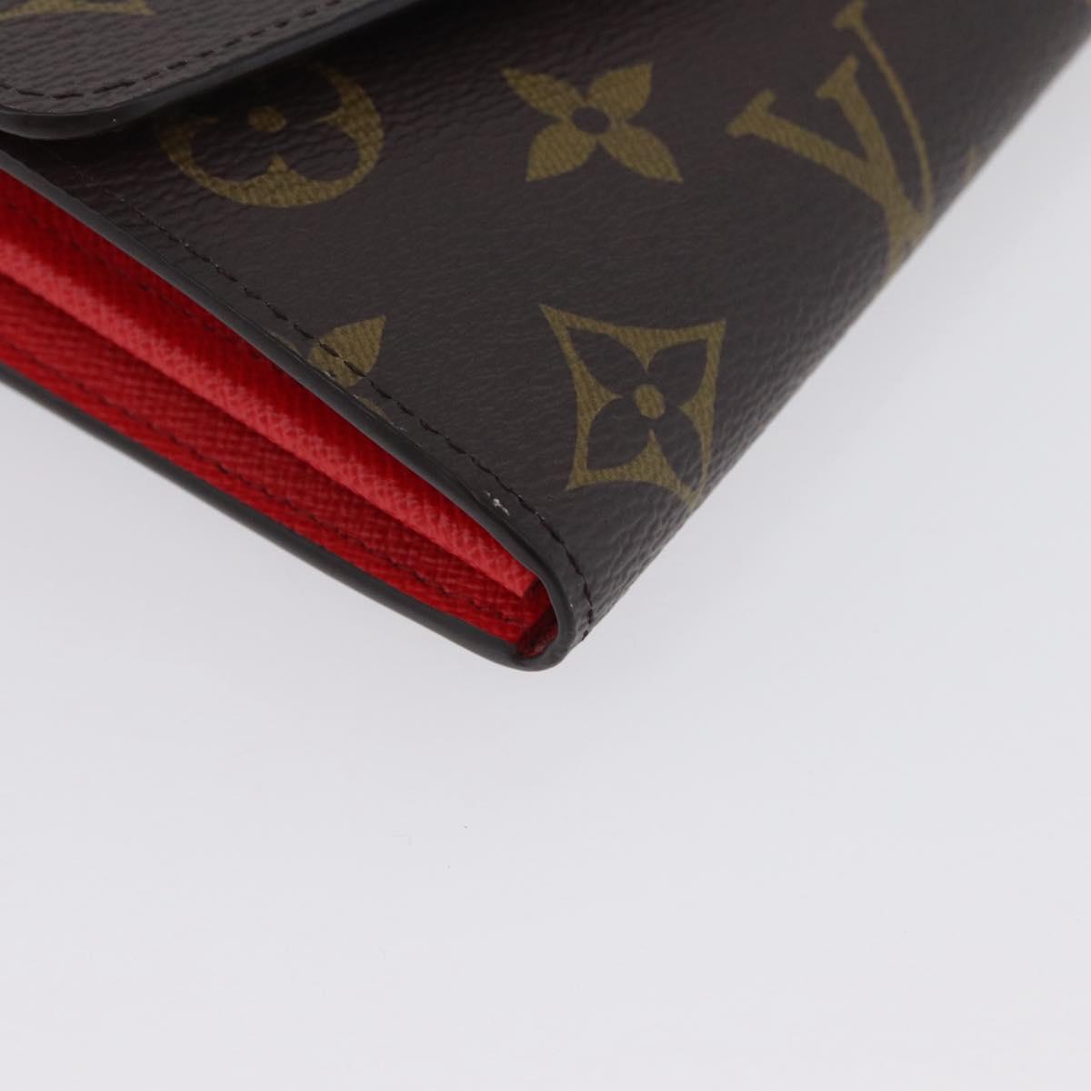 LOUIS VUITTON Monogram Vivienne Portefeuille Sarah Wallet M12207 Auth 168055SM