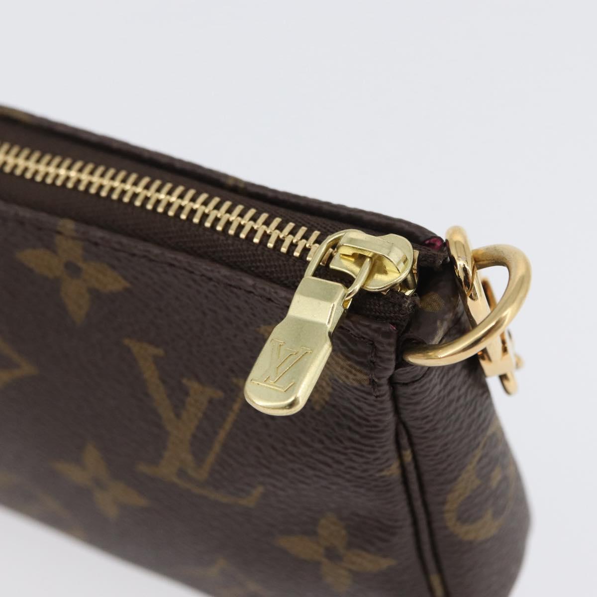 LOUIS VUITTON Monogram Ski Bear Mini Pochette Accessoires Pouch M67769 168066SAM