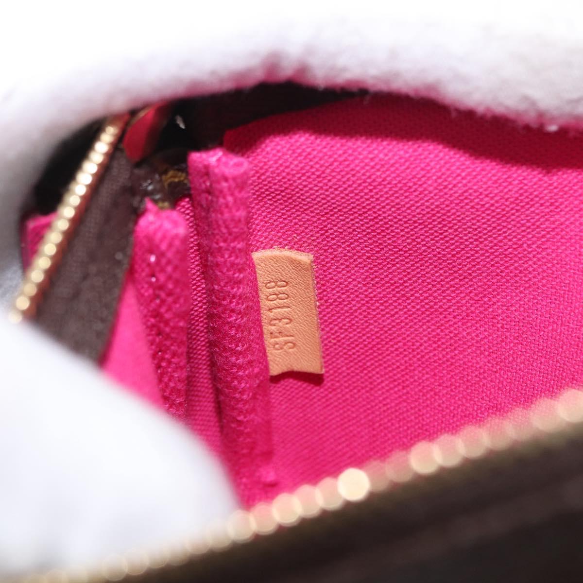 LOUIS VUITTON Monogram Ski Bear Mini Pochette Accessoires Pouch M67769 168066SAM