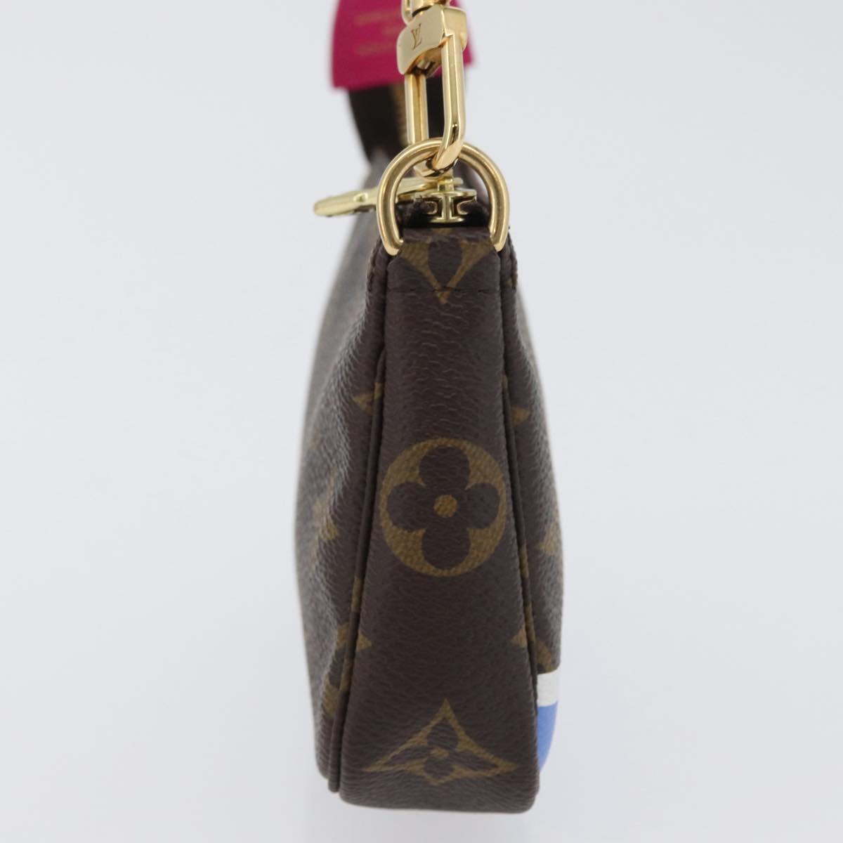 LOUIS VUITTON Monogram Ski Bear Mini Pochette Accessoires Pouch M67769 168066SAM