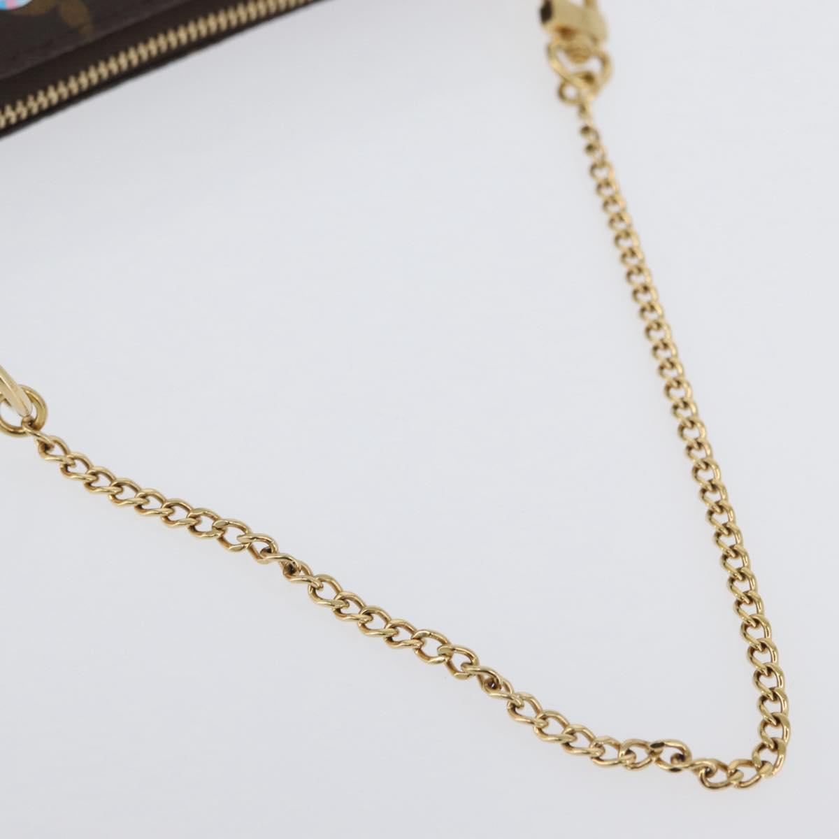 LOUIS VUITTON Monogram Vivienne Mini Pochette Accessoires M81637 Auth 168069SM