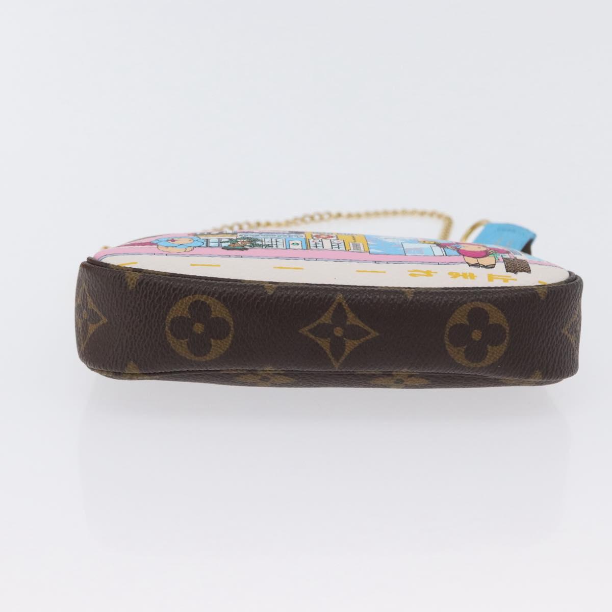 LOUIS VUITTON Monogram Vivienne Mini Pochette Accessoires M81637 Auth 168069SM