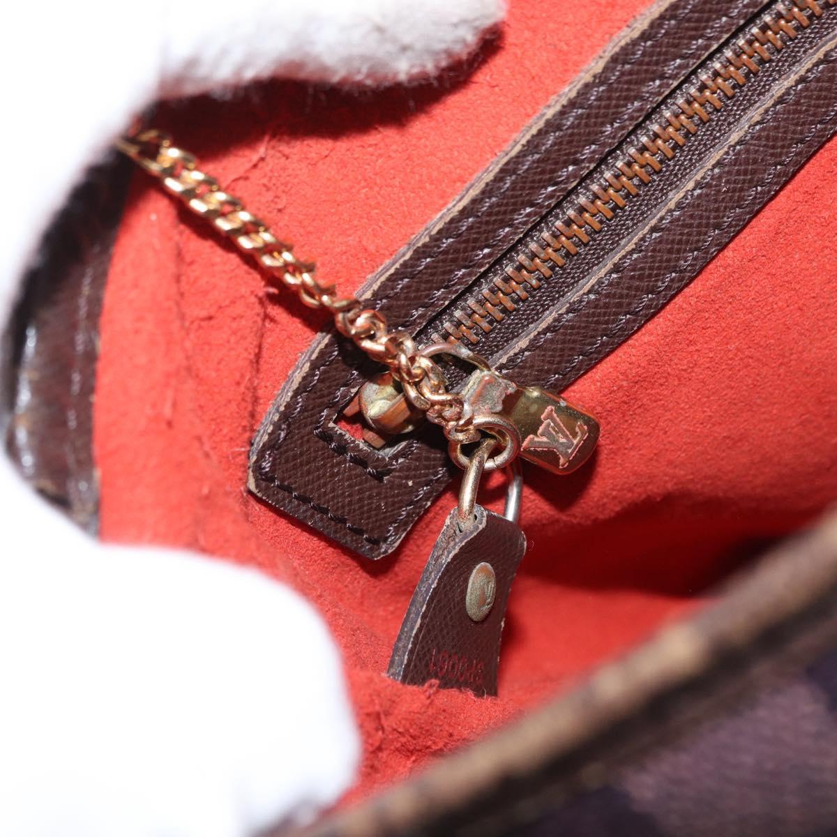 LOUIS VUITTON Damier Ebene Marais Shoulder Bag N42240 LV Auth 168079