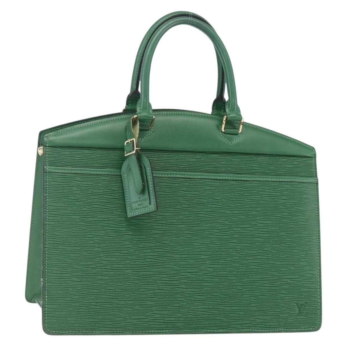 LOUIS VUITTON Epi Riviera Hand Bag Green M48184 LV Auth 168109