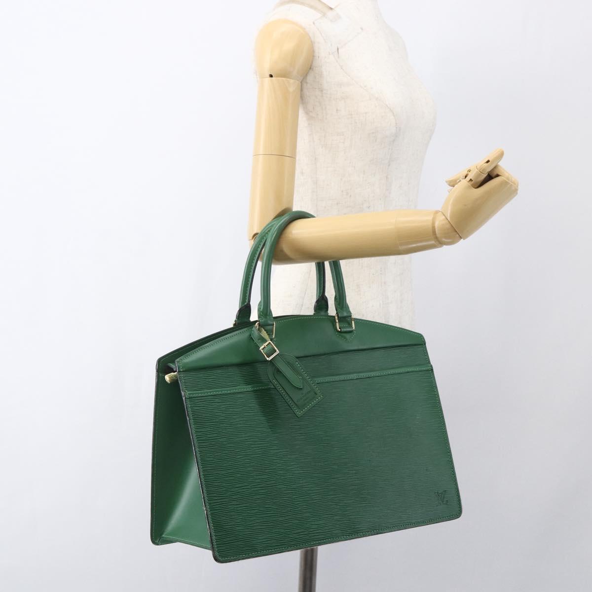 LOUIS VUITTON Epi Riviera Hand Bag Green M48184 LV Auth 168109