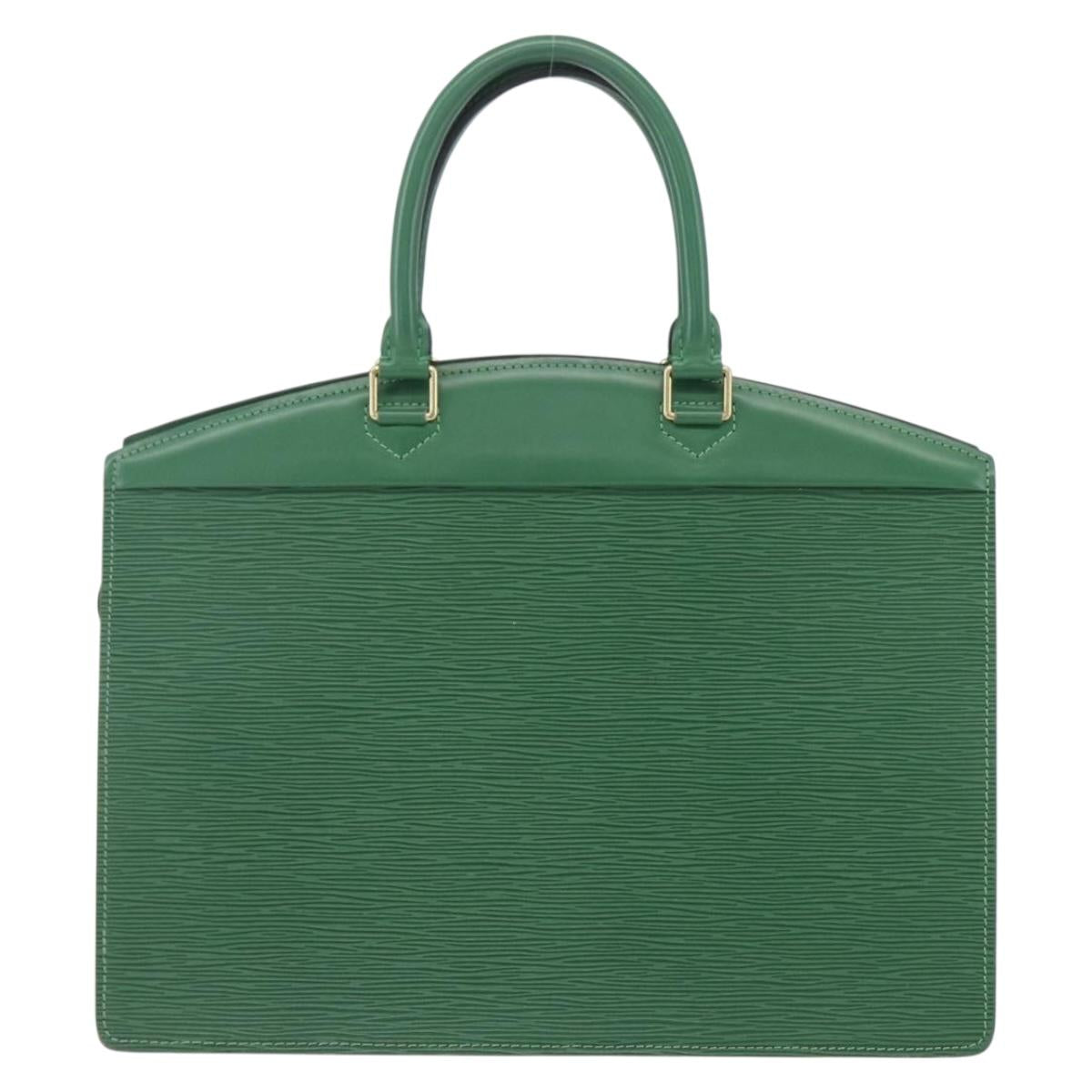LOUIS VUITTON Epi Riviera Hand Bag Green M48184 LV Auth 168109
