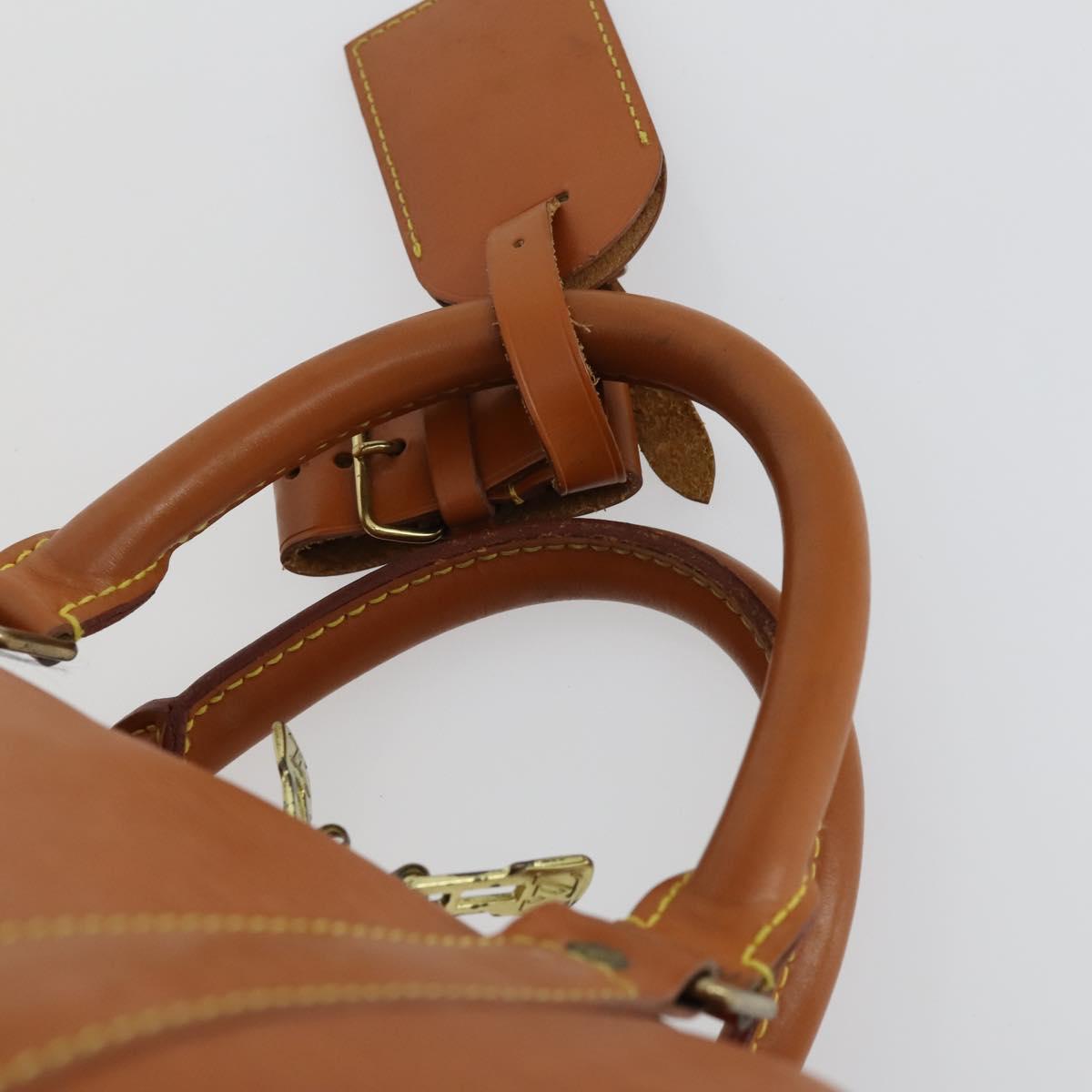 LOUIS VUITTON Epi Keepall 50 Boston Bag Brown M42968 LV Auth 168114