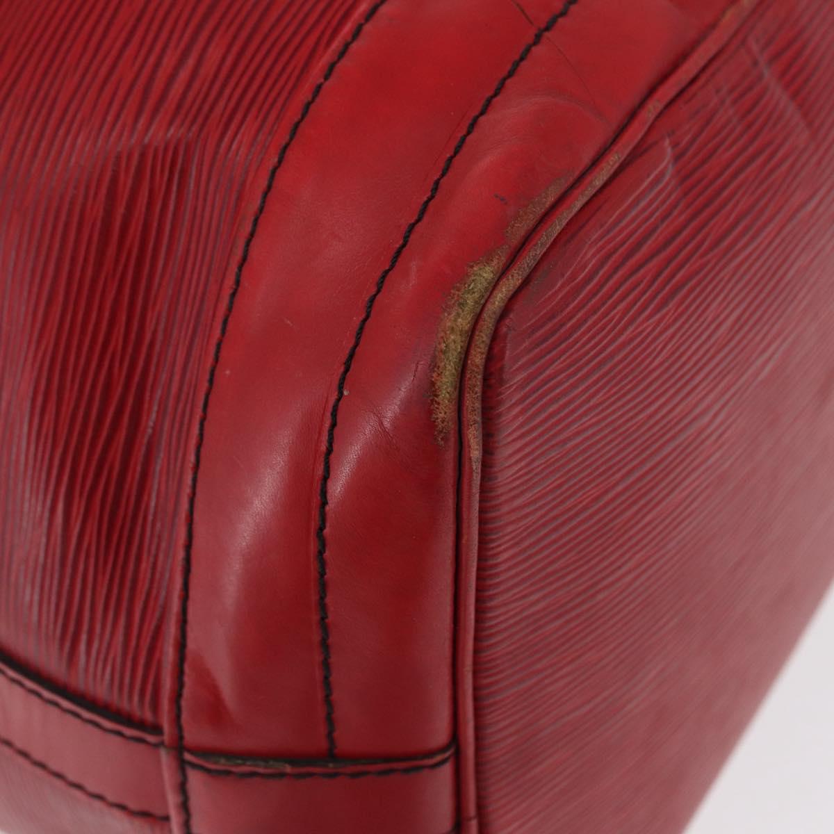 LOUIS VUITTON Epi Noe Shoulder Bag Red M44007 LV Auth 168128