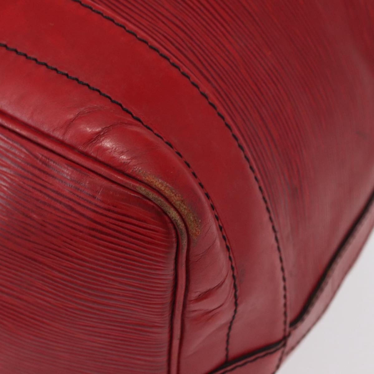 LOUIS VUITTON Epi Noe Shoulder Bag Red M44007 LV Auth 168128