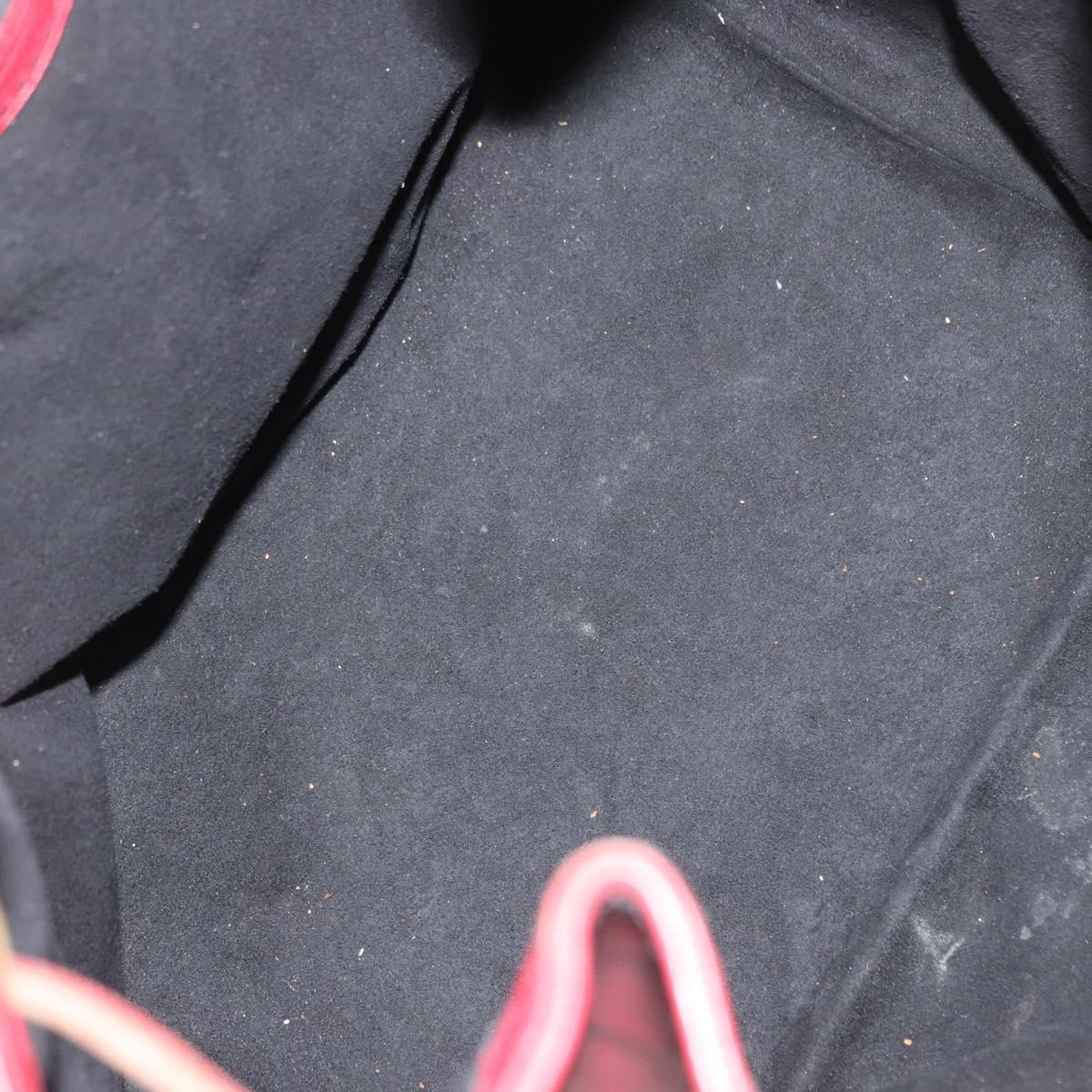 LOUIS VUITTON Epi Noe Shoulder Bag Red M44007 LV Auth 168128