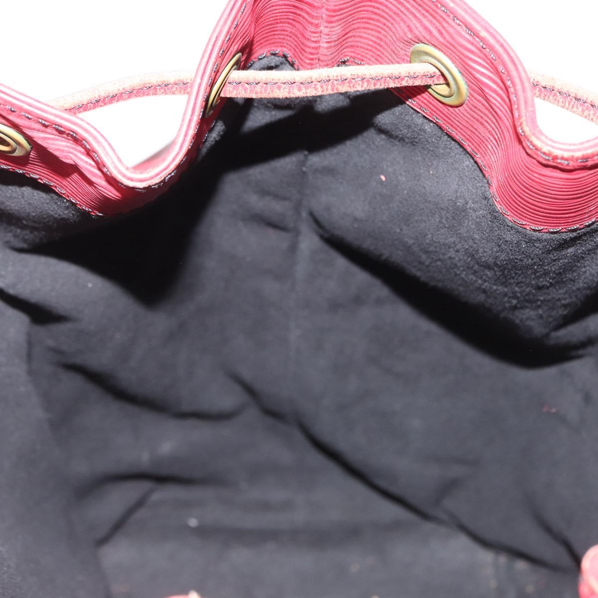 LOUIS VUITTON Epi Noe Shoulder Bag Red M44007 LV Auth 168128