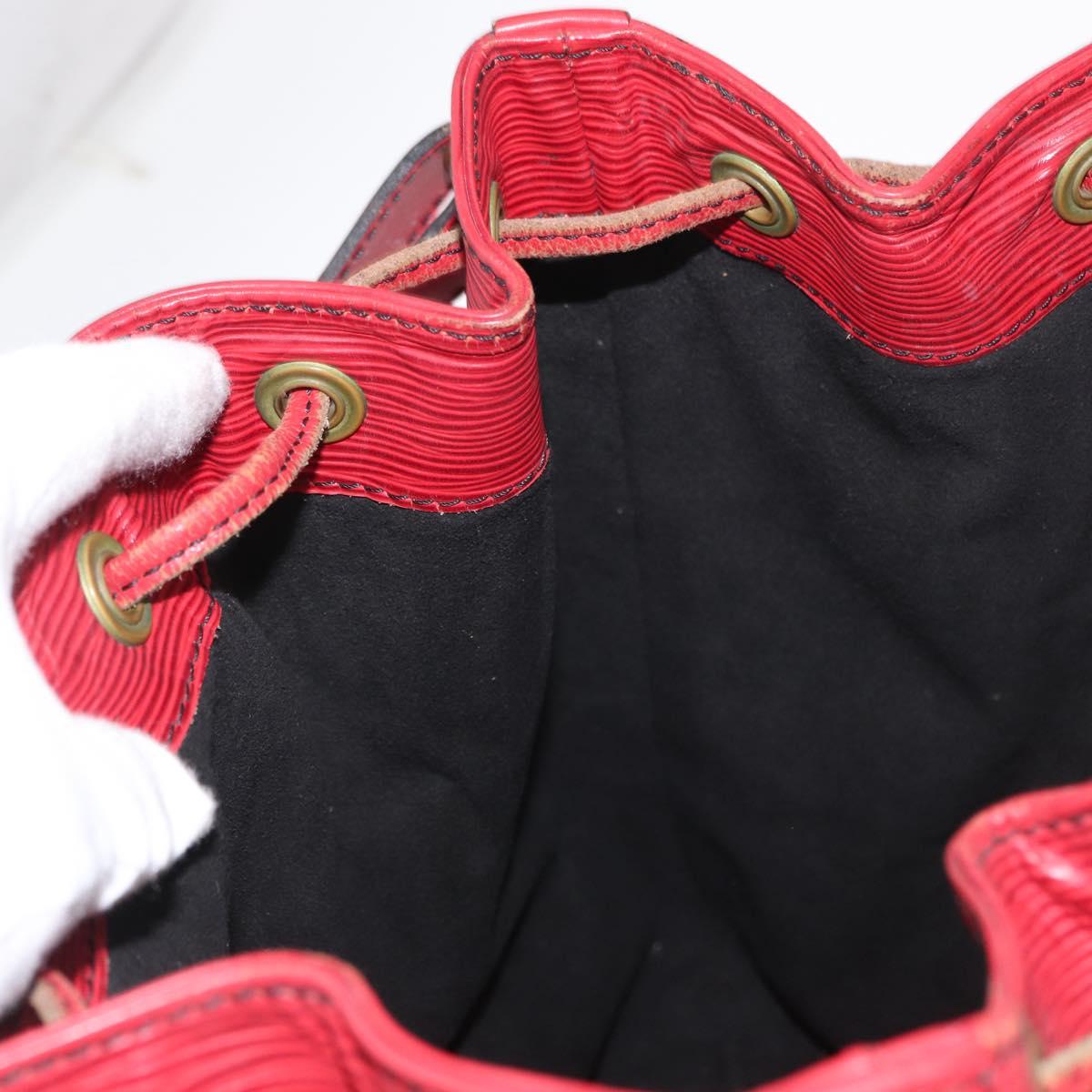 LOUIS VUITTON Epi Noe Shoulder Bag Red M44007 LV Auth 168128