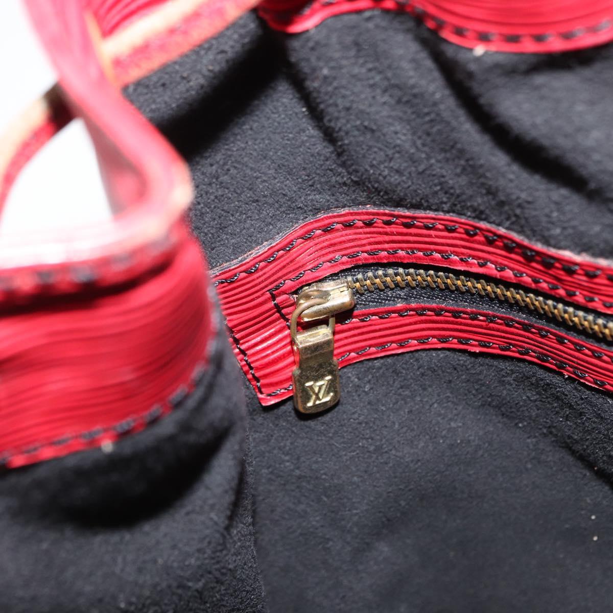 LOUIS VUITTON Epi Noe Shoulder Bag Red M44007 LV Auth 168128