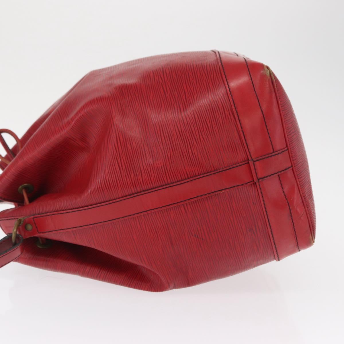 LOUIS VUITTON Epi Noe Shoulder Bag Red M44007 LV Auth 168128