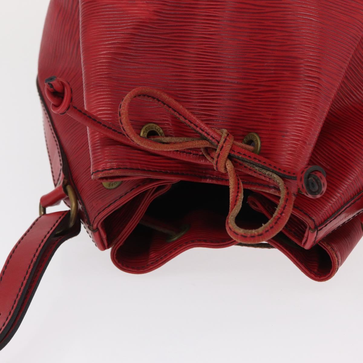 LOUIS VUITTON Epi Noe Shoulder Bag Red M44007 LV Auth 168128