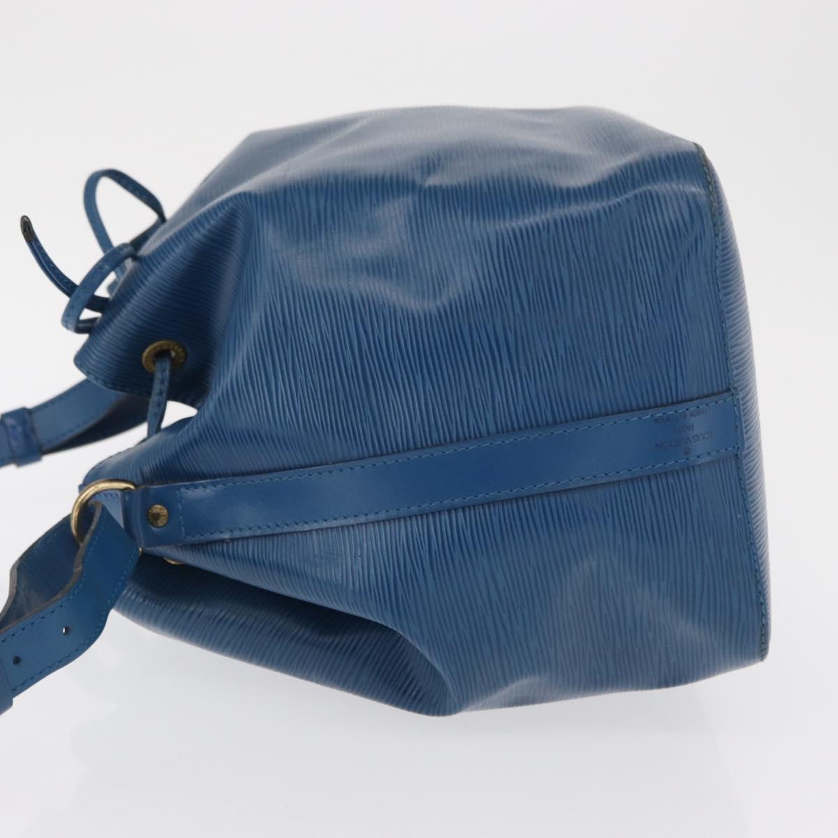 LOUIS VUITTON Epi Petit Noe Shoulder Bag Blue M44105 LV Auth 168129
