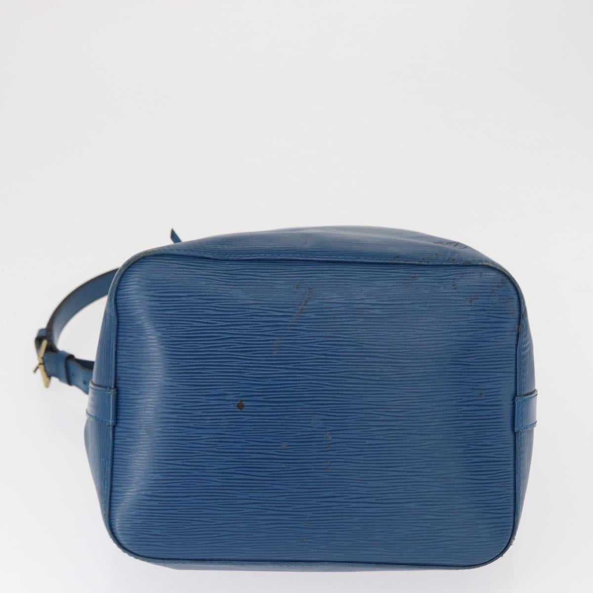 LOUIS VUITTON Epi Petit Noe Shoulder Bag Blue M44105 LV Auth 168129