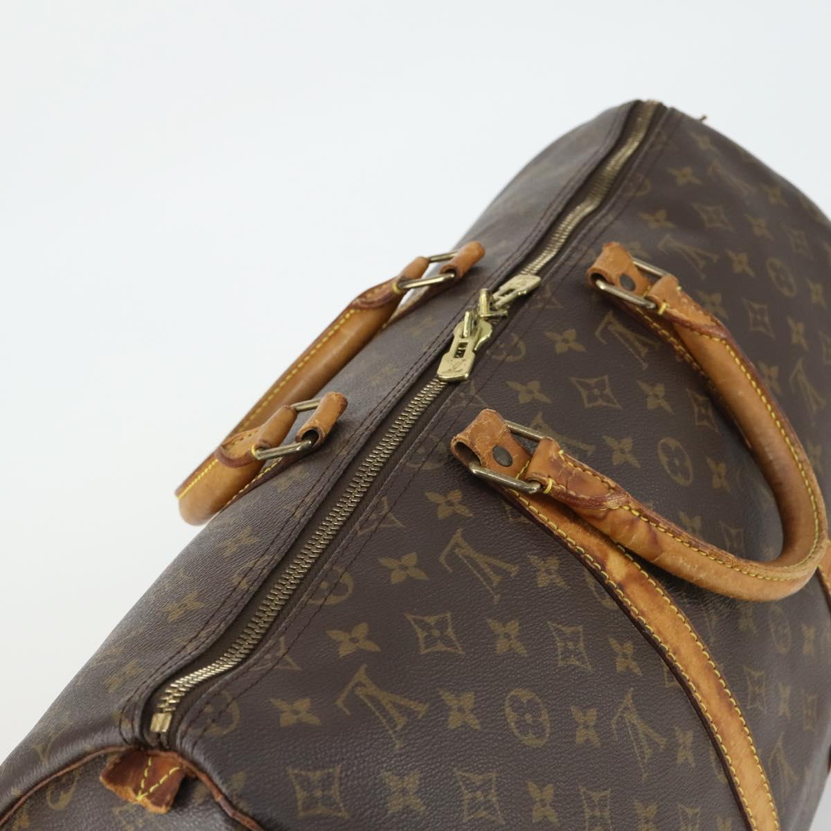 LOUIS VUITTON Monogram Keepall 50 Boston Bag M41426 LV Auth 168137