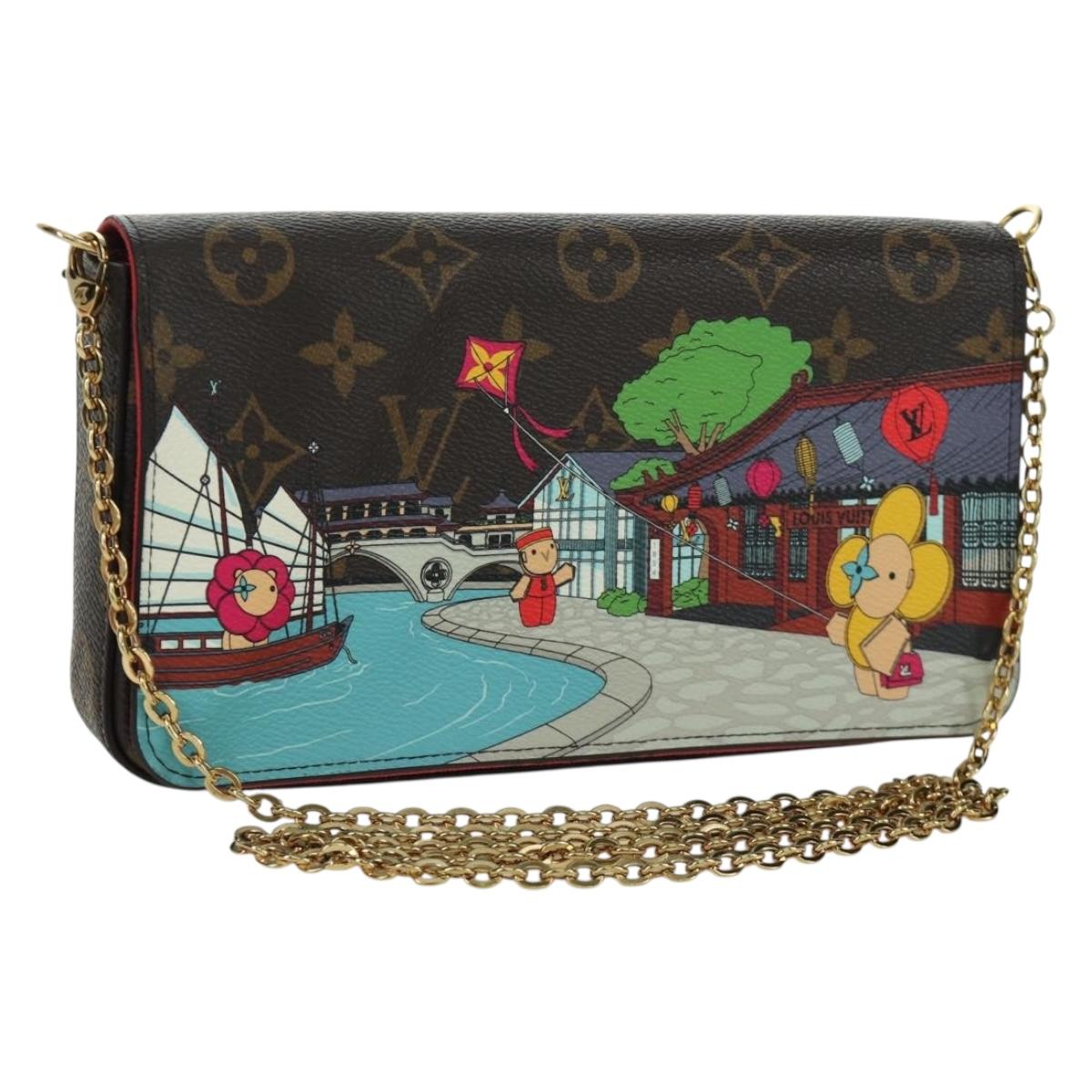 LOUIS VUITTON Monogram Vivienne Pochette Felice Shoulder Bag LV Auth 168142SM