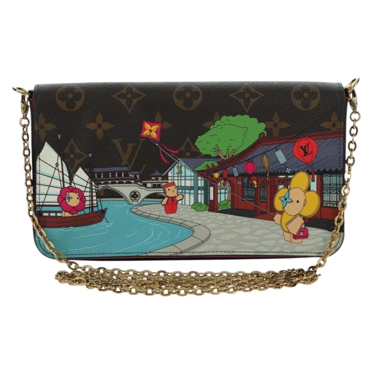 LOUIS VUITTON Monogram Vivienne Pochette Felice Shoulder Bag LV Auth 168142SM