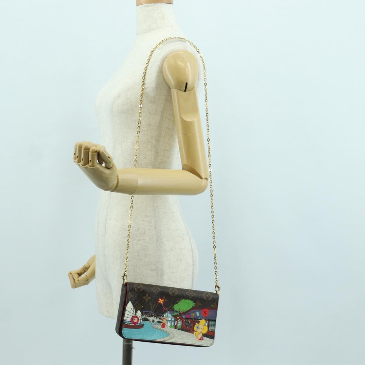 LOUIS VUITTON Monogram Vivienne Pochette Felice Shoulder Bag LV Auth 168142SM