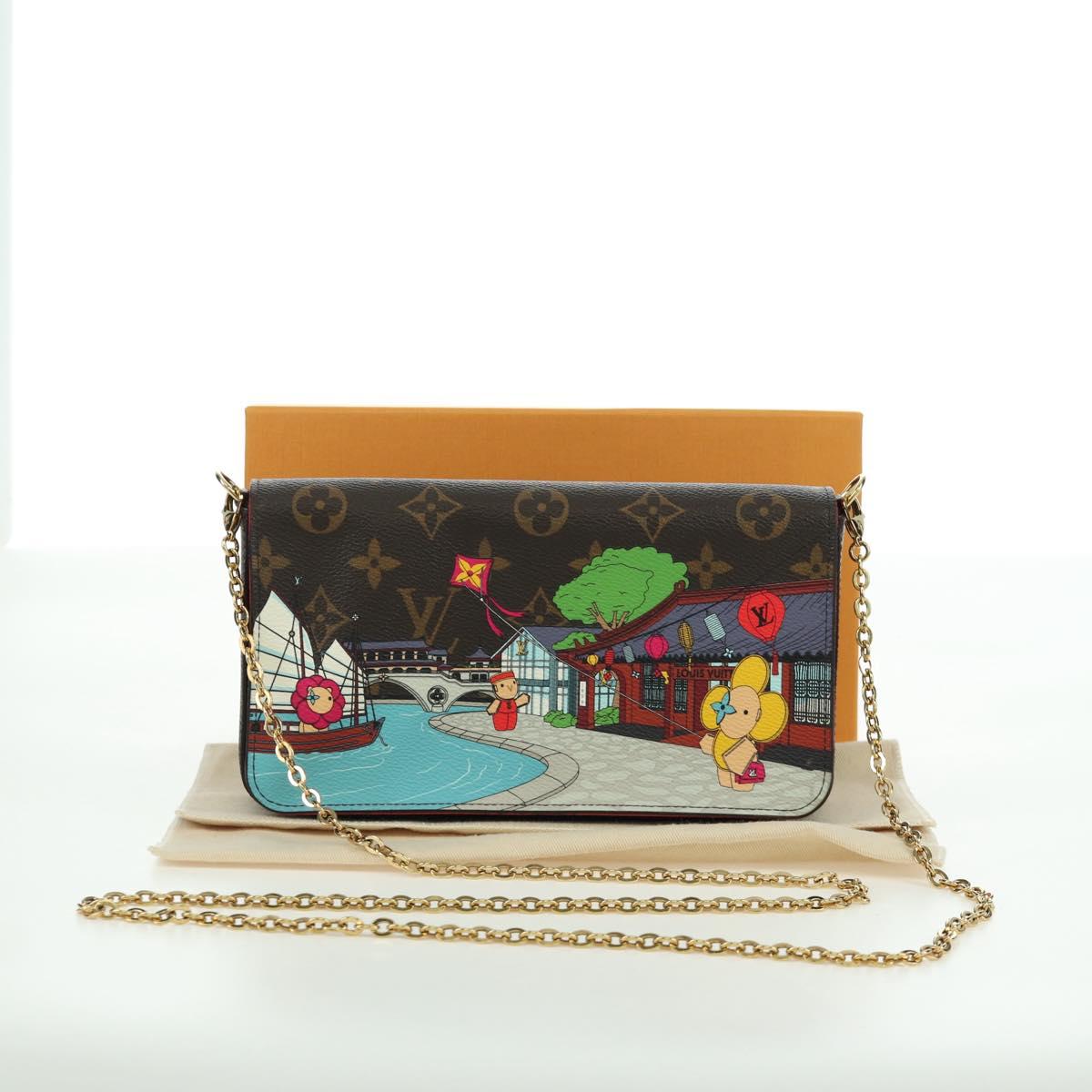 LOUIS VUITTON Monogram Vivienne Pochette Felice Shoulder Bag LV Auth 168142SM