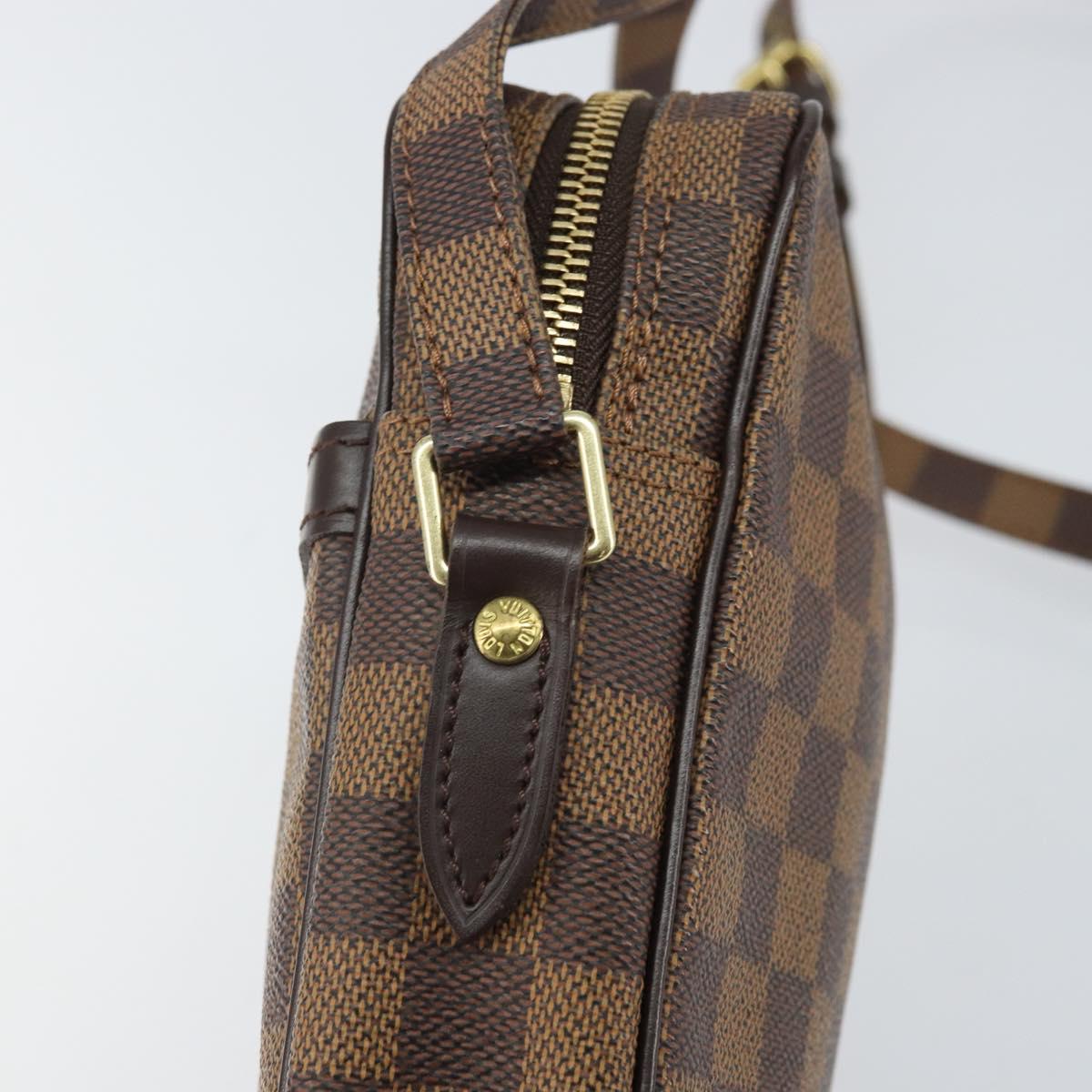 LOUIS VUITTON Damier Ebene Danube Shoulder Bag SPO N48061 LV Auth 168159