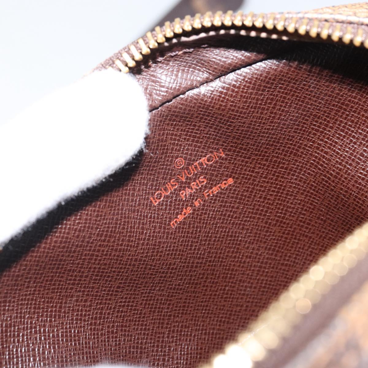 LOUIS VUITTON Damier Ebene Danube Shoulder Bag SPO N48061 LV Auth 168159