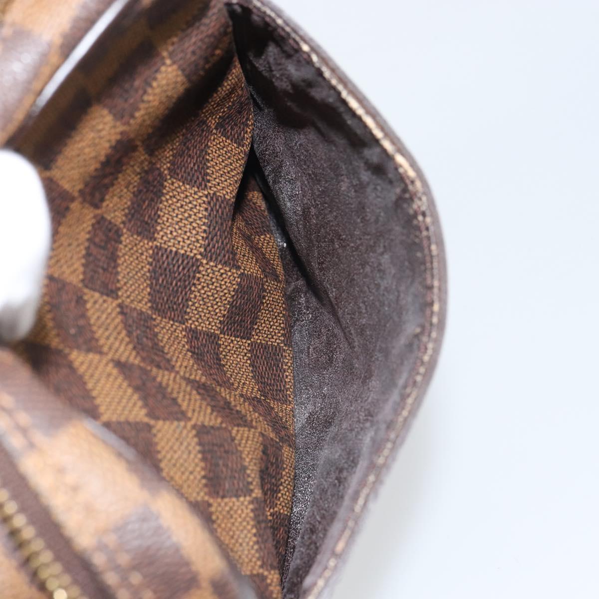 LOUIS VUITTON Damier Ebene Danube Shoulder Bag SPO N48061 LV Auth 168159