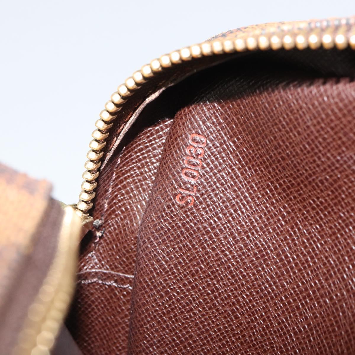 LOUIS VUITTON Damier Ebene Danube Shoulder Bag SPO N48061 LV Auth 168159