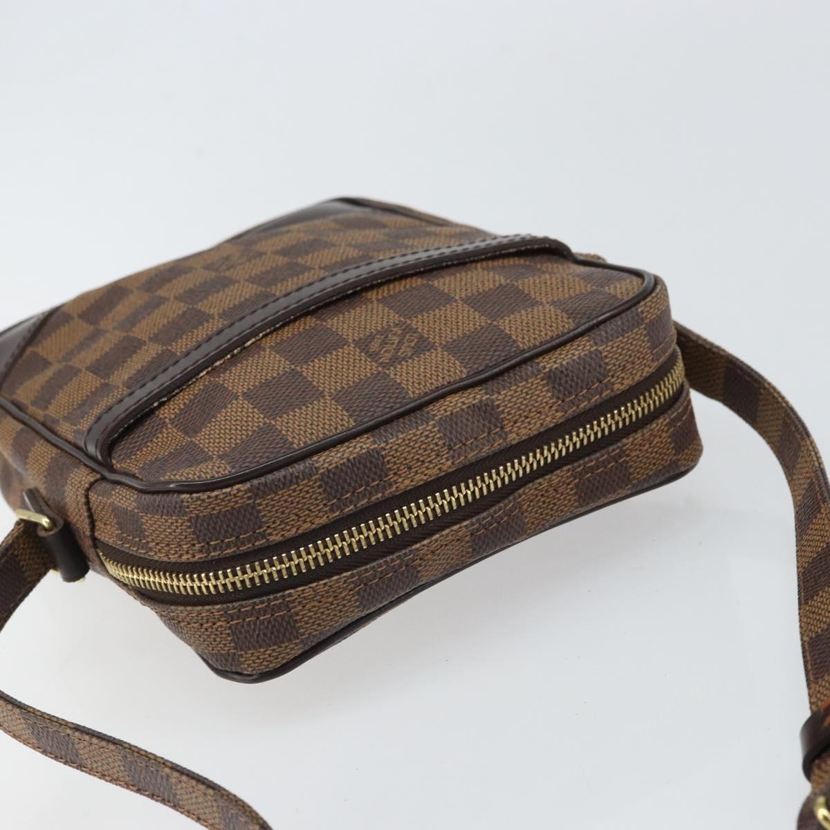 LOUIS VUITTON Damier Ebene Danube Shoulder Bag SPO N48061 LV Auth 168159