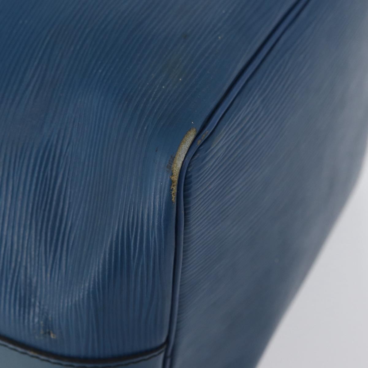 LOUIS VUITTON Epi Petit Noe Shoulder Bag Blue M44105 LV Auth 168162