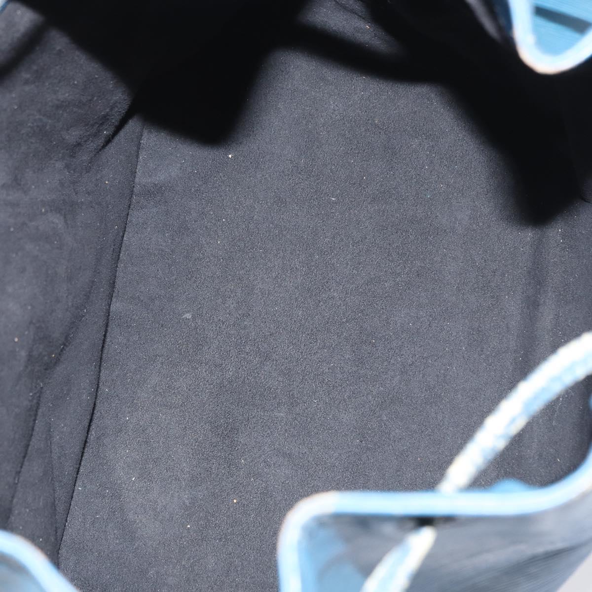 LOUIS VUITTON Epi Petit Noe Shoulder Bag Blue M44105 LV Auth 168162