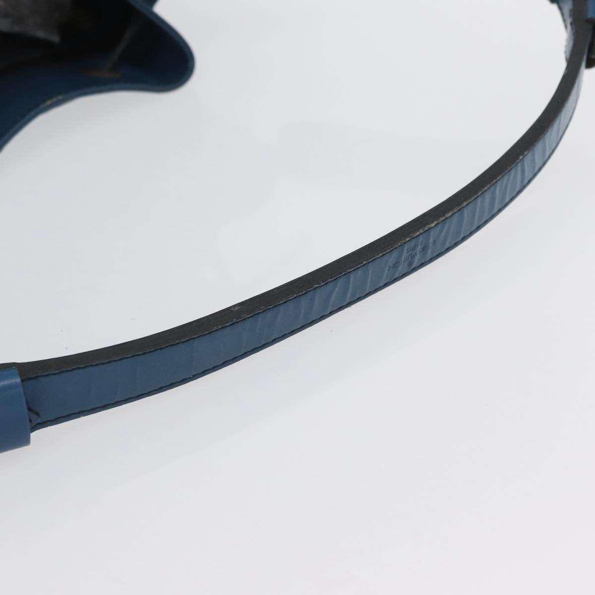 LOUIS VUITTON Epi Petit Noe Shoulder Bag Blue M44105 LV Auth 168162