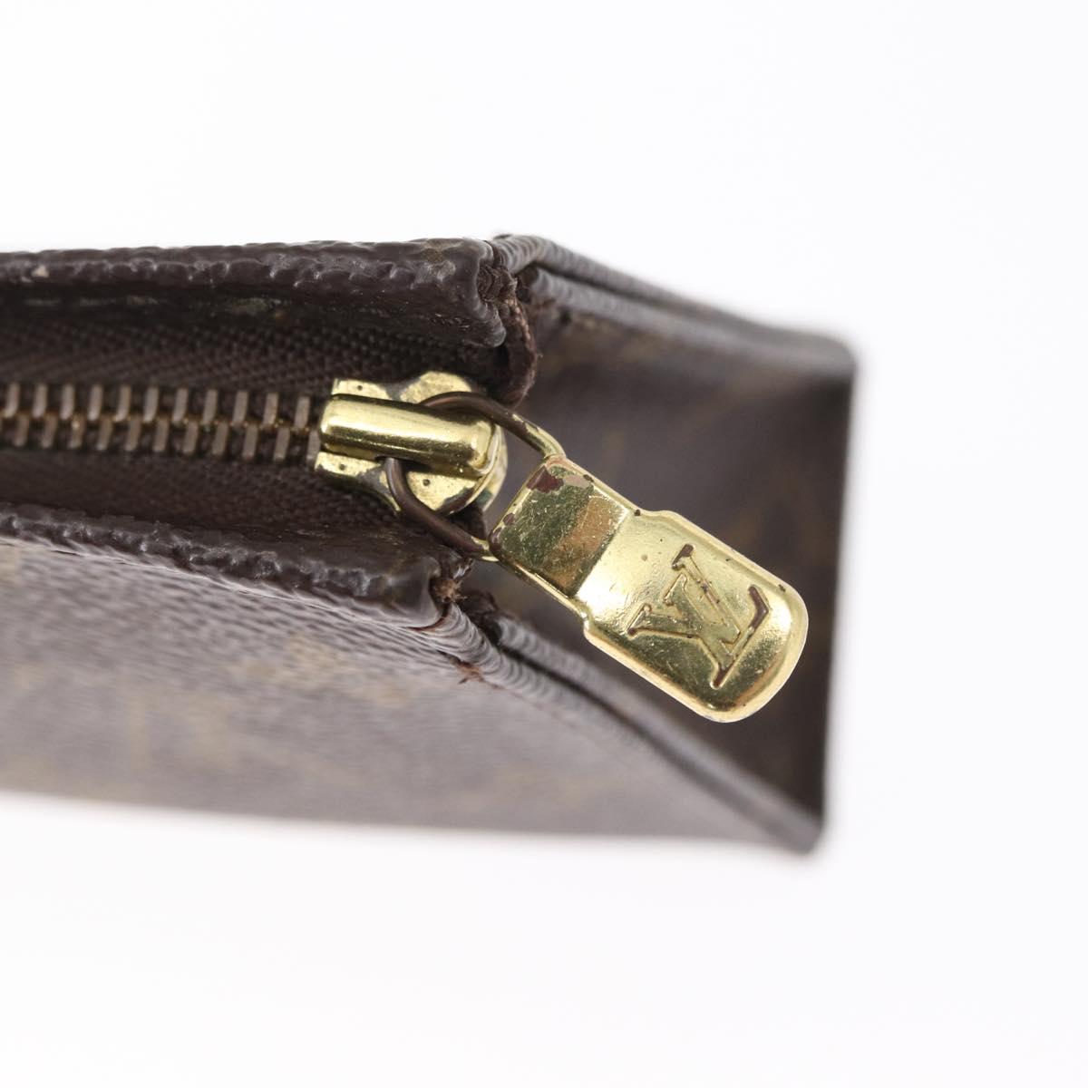 LOUIS VUITTON Monogram Poche Toilette 15 Pouch M47546 LV Auth 168185
