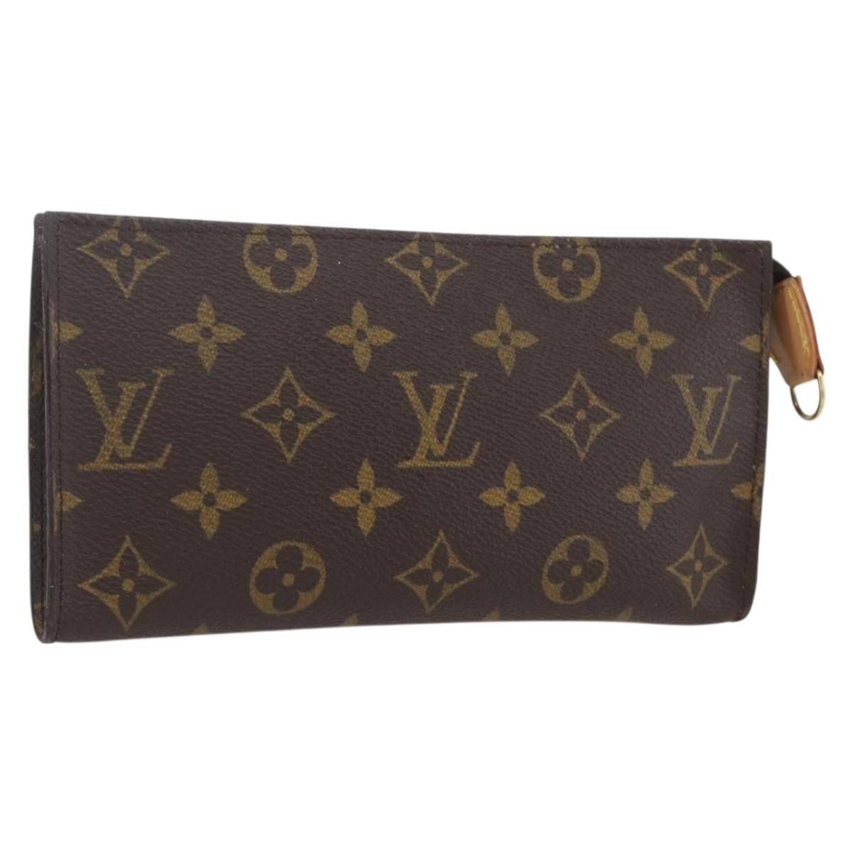 LOUIS VUITTON Monogram Bucket GM Accessory Pouch LV Auth 168188