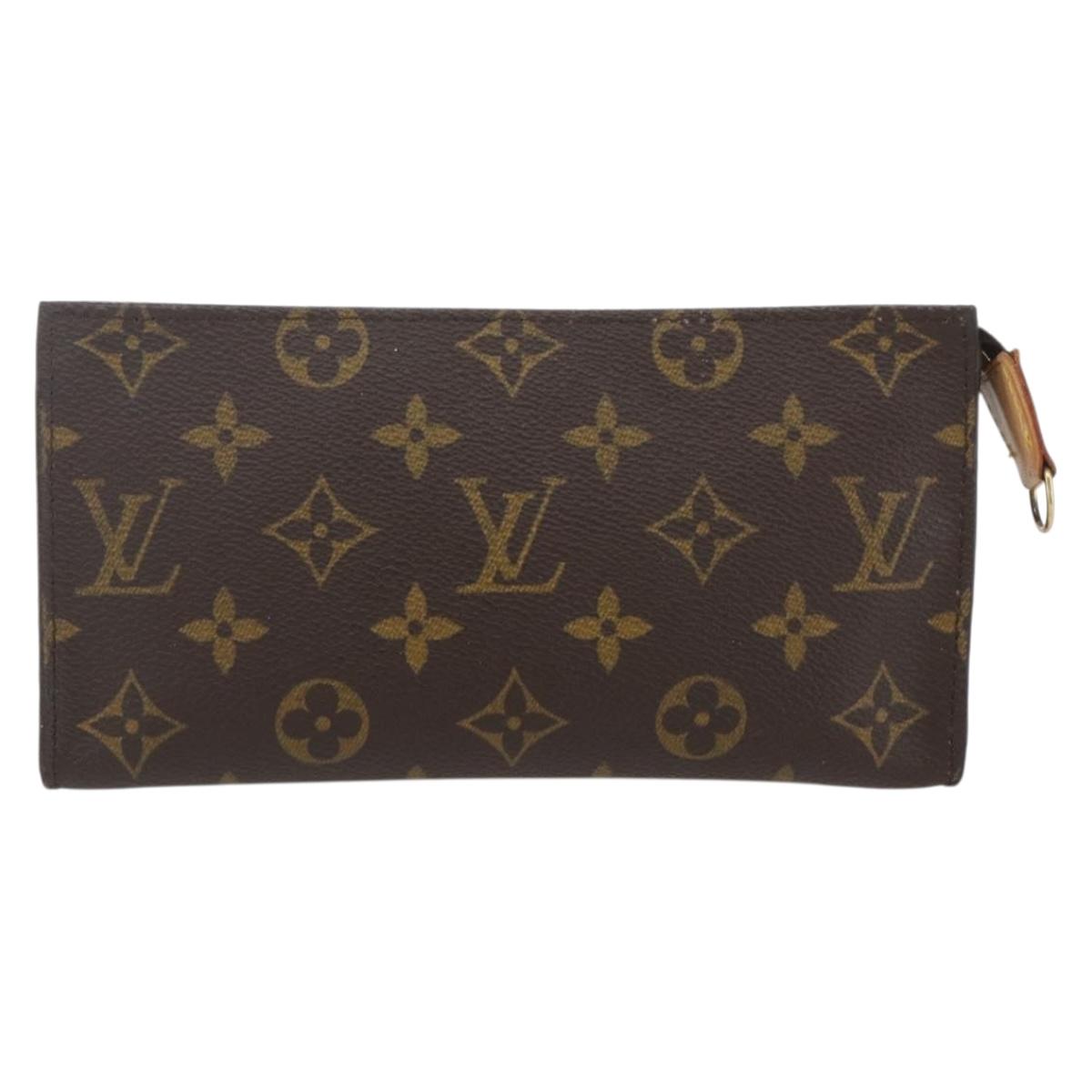 LOUIS VUITTON Monogram Bucket GM Accessory Pouch LV Auth 168188